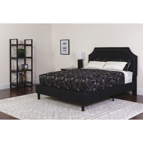 Flash Furniture Brighton Twin Platform Bed, Black - SL-BK4-T-BK-GG