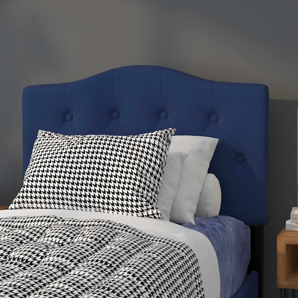 Flash Furniture Cambridge Headboard, Twin Size, Navy Fbrc - HG-HB1708-T-N-GG