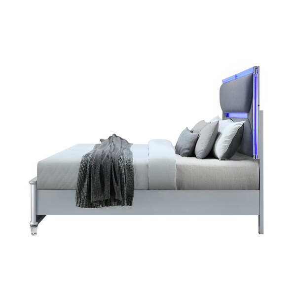 Global Furniture Usa Contemporary Lando Silver King Bed - 6693