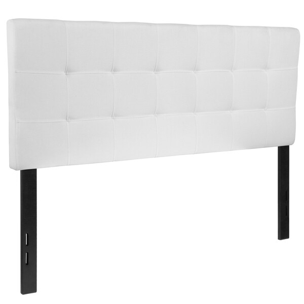 Flash Furniture Full Bedford, Headboard, White Fabric - HG-HB1704-F-W-GG