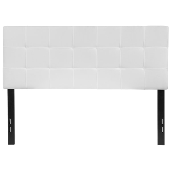 Flash Furniture Full Bedford, Headboard, White Fabric - HG-HB1704-F-W-GG