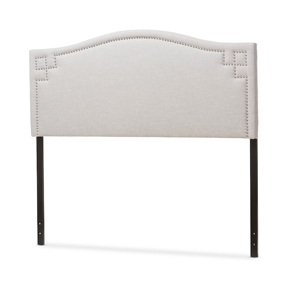 Baxton Studio Aubrey Modern Grayish Beige Upholstered King Size Headboard - 124-6857