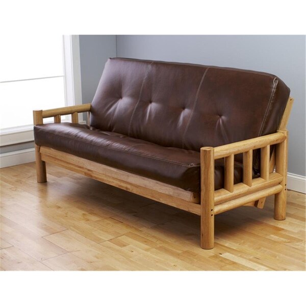 Kodiak Lodge Frame Oregon Trail Saddle Full Mattress- Brown - Brown - KFLDOTSLF5MD3