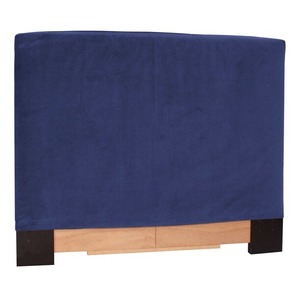 Howard Elliott Twin slipcovered Headboard Velvet Bella Royal - Base And Cover Included - K122-972