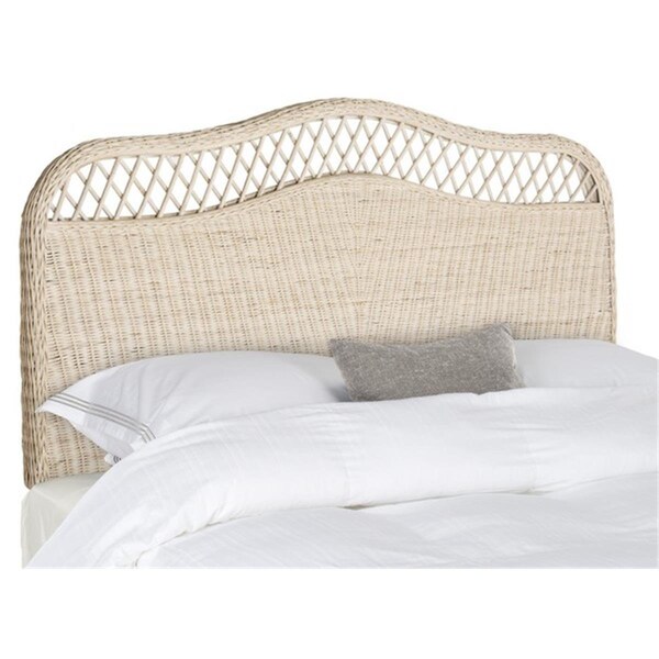 Safavieh Sephina Full Size Headboard, White Washed - SEA8033A-F
