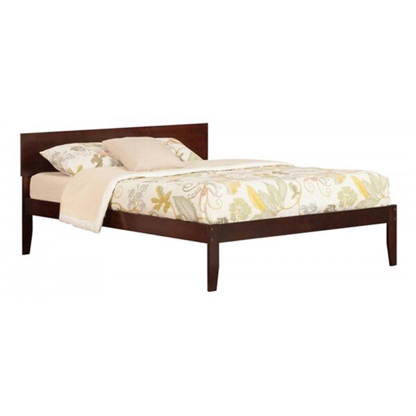 Atlantic Furniture Orlando Bed, Antique Walnut - King - AR8151034