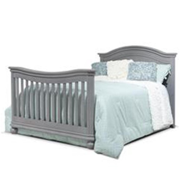 Sorelle Furniture 215 Full Size Bed Rails in, Stone Grey - 78 x 7 x 4.25 in. - 215-SG