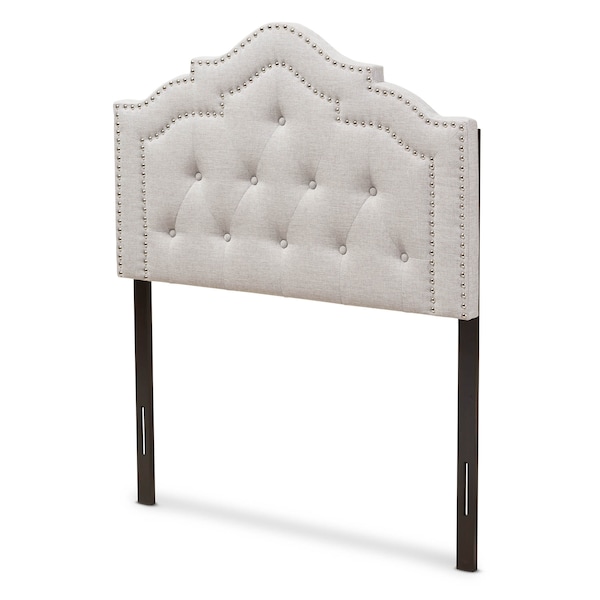 Baxton Studio Edith Modern Greyish Beige Twin Size Headboard - 142-7777