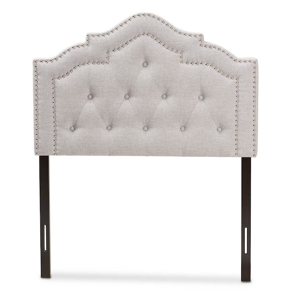 Baxton Studio Edith Modern Greyish Beige Twin Size Headboard - 142-7777