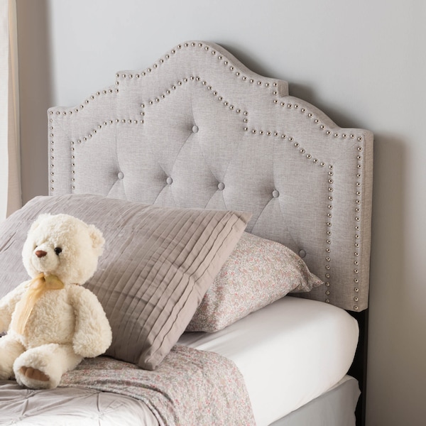 Baxton Studio Edith Modern Greyish Beige Twin Size Headboard - 142-7777