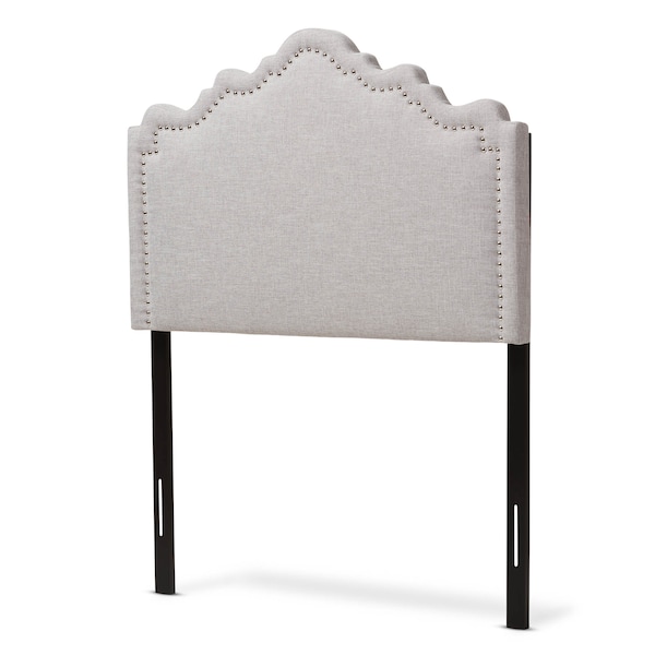 Baxton Studio Nadeen Modern Greyish Beige Twin Size Headboard - 134-7248