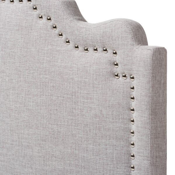 Baxton Studio Nadeen Modern Greyish Beige Twin Size Headboard - 134-7248