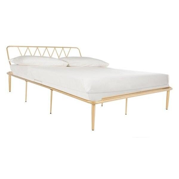 Safavieh Gatsby Queen Bed, Gold - BED6200A-Q