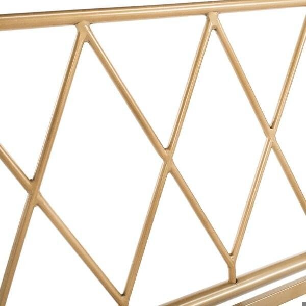 Safavieh Gatsby Queen Bed, Gold - BED6200A-Q