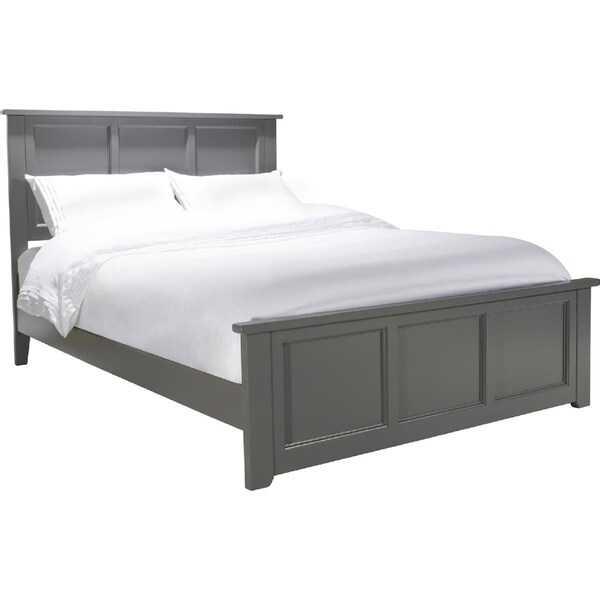 Atlantic Furniture Madison Full Traditional Bed with Matching Foot Board - Grey - AR8636039