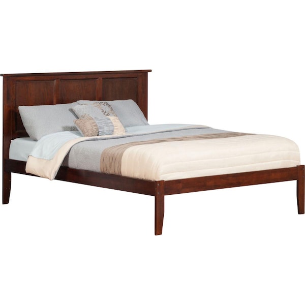 Atlantic Furniture Madison Open Foot Bed, Antique Walnut - King - AR8651004
