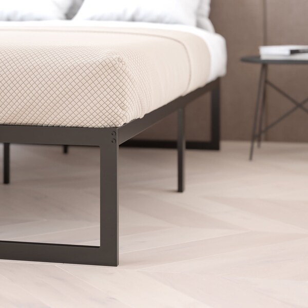Flash Furniture 14" queen Metal Platform Bed Frame/Steel Slats - XU-BD10001-Q-GG