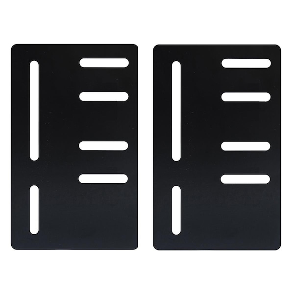 Doba-Bnt 6.25 x 4 in. Structures Modification Plate for Special Headboards - Black - SA2589341