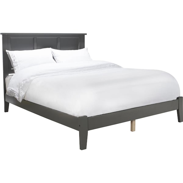 Atlantic Furniture Atlantic Furniture AR8631039 Madison Full Traditional Bed - Grey - AR8631039