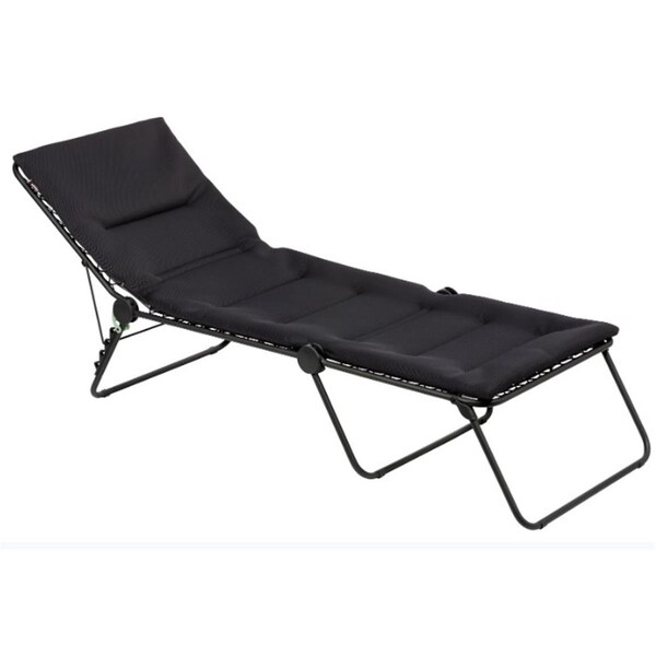 Gfancy Fixtures 28.3 x 83.9 x 27.6 in. Steel Aircomfort Sunbed Acier - GF3100309