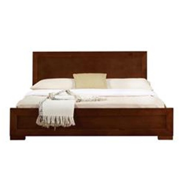 Camden Isle Trent Wooden Platform Bed, Walnut, Full Size - 77.95 x 57.09 x 35.43 in. - 87002