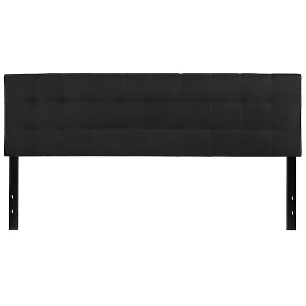 Flash Furniture King, Bedford Headboard, Black Fabric - HG-HB1704-K-BK-GG