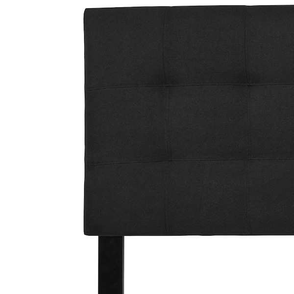Flash Furniture King, Bedford Headboard, Black Fabric - HG-HB1704-K-BK-GG