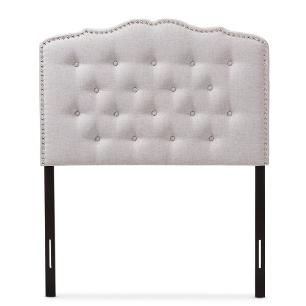 Baxton Studio Lucy Modern Greyish Beige Twin Size Headboard - 135-7272