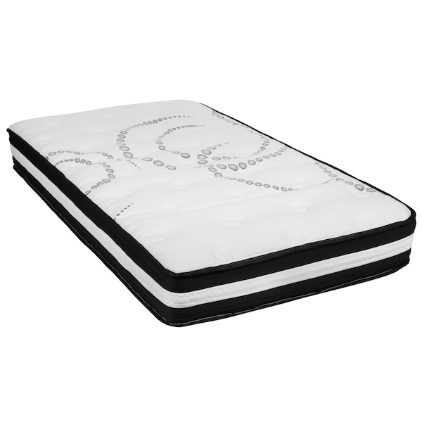 Flash Furniture 10" Hybrid Mattress, Twin Mattress in a Box - CL-E230P-R-T-10-GG