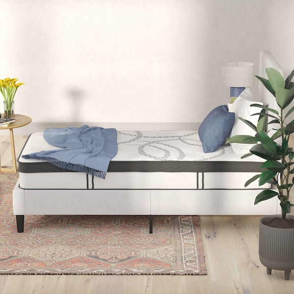 Flash Furniture 10" Hybrid Mattress, Twin Mattress in a Box - CL-E230P-R-T-10-GG