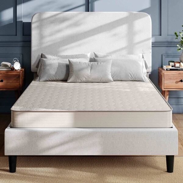Flash Furniture Dream 6 Inch Hybrid Mattress, Full Size High Density Foam and Innerspring Mattress in a Box - DR-E236-B-F-GG