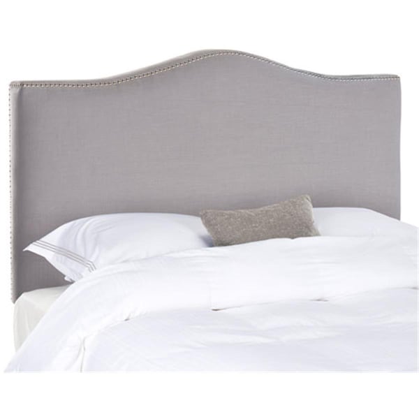 Safavieh 53.9 x 79.9 x 5.9 in. Jeneve Arctic Grey Winged Headboard, Grey - MCR4031B