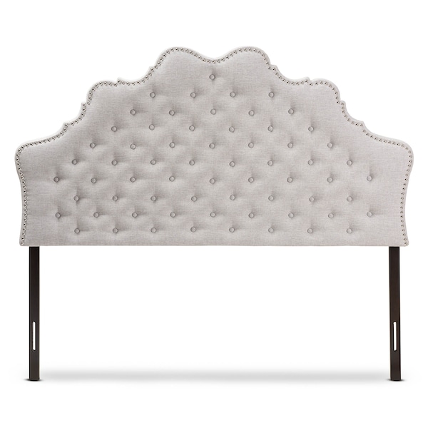 Baxton Studio Hilda Modern Greyish Beige King Size Headboard - 142-7759