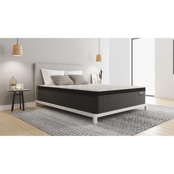 Kd Mobiliario 14 in. Cleo Cool Copper Hybrid Euro-Top Mattresses - Firm - KD2939900