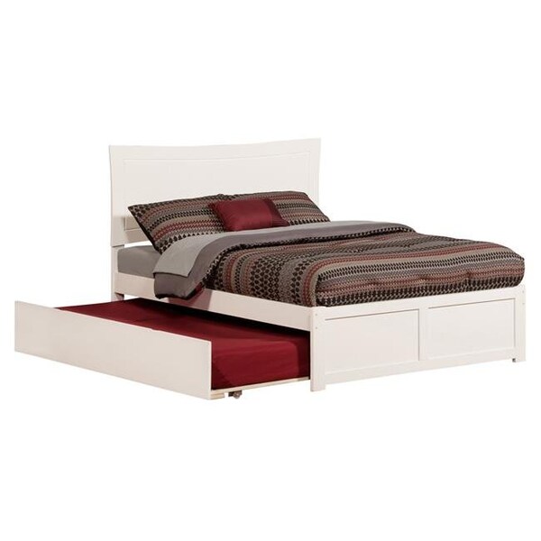 Atlantic Furniture Atlantic Furniture AR9036012 Metro Matching Footboard with Urban Trundle Bed - White; Full Size - AR9036012