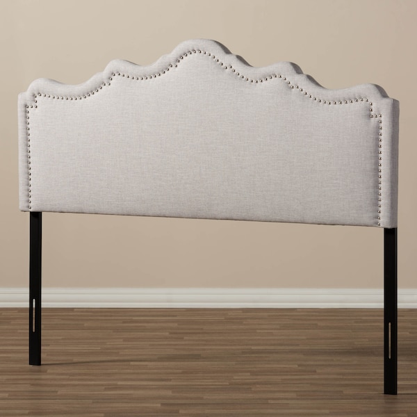 Baxton Studio Nadeen Modern Greyish Beige Full Size Headboard - 134-7250