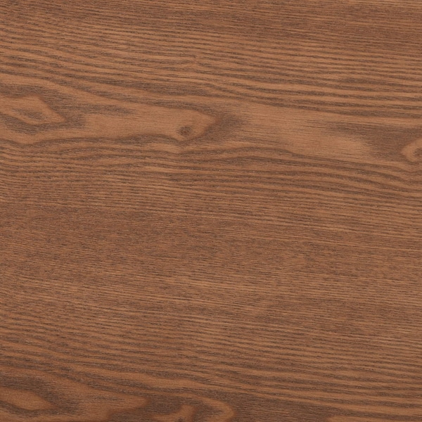 Baxton Studio Macayle Mid-Century Modern Ash Walnut Finished Wood Queen Size Platform Bed - 227-12429-ZORO