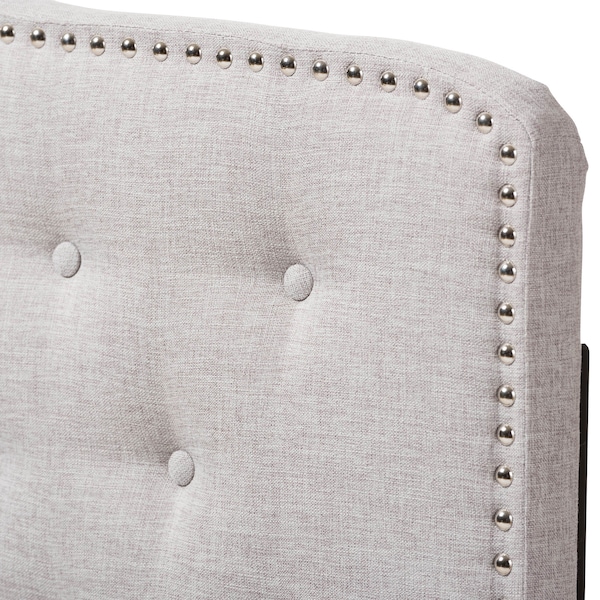 Baxton Studio Lucy Modern Greyish Beige King Size Headboard - 135-7278