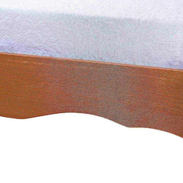 Baxton Studio Marieke Vintage French Inspired Ash Walnut Finished Wood Twin Size Platform Bed Frame - 180-11180-ZORO