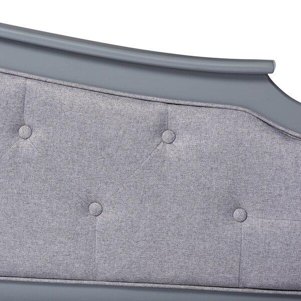 Baxton Studio Marlie Grey Grey Finished Wood Twin Size Daybed with Trundle - 158-9629