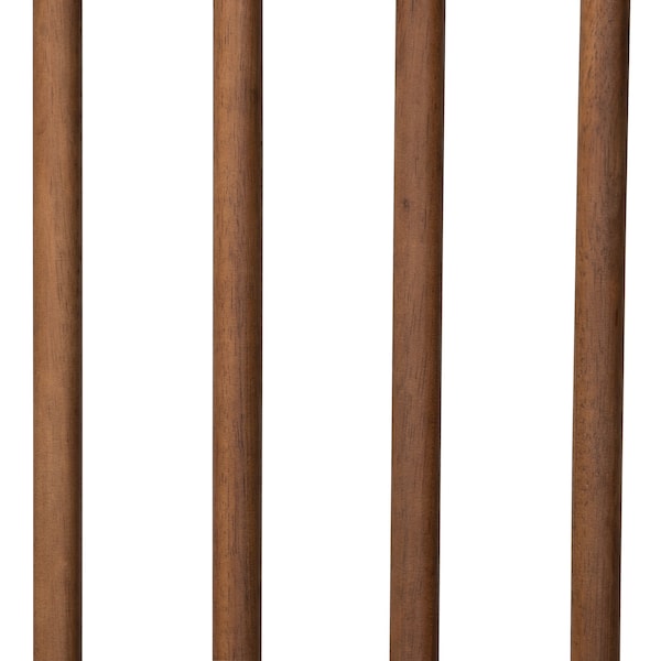 Baxton Studio Abel Traditional Transitional Walnut Brown Finished Wood Platform Bed-Queen - 192-11499-ZORO