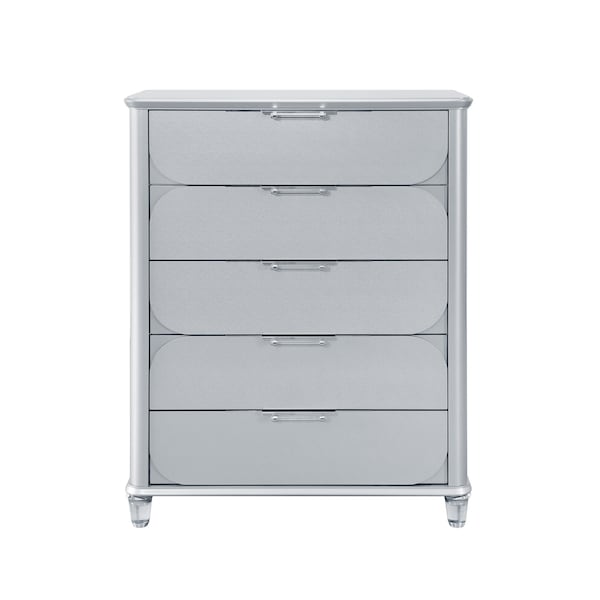 Global Furniture Usa Contemporary Lando Silver Queen Bed Group - 6692