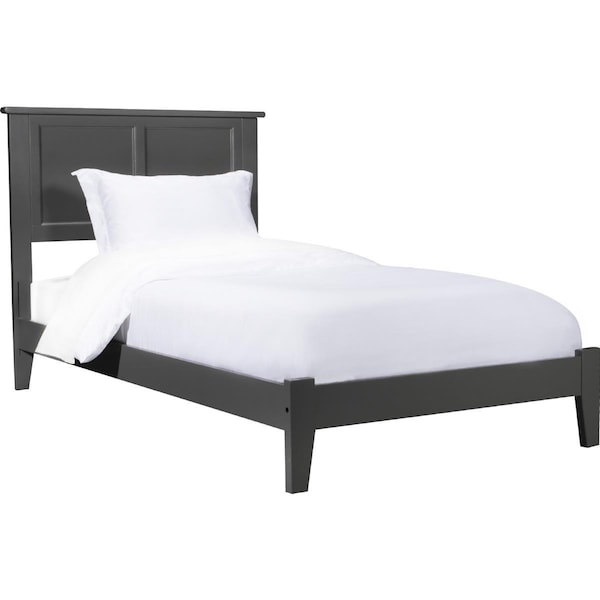 Atlantic Furniture Madison Twin Extra Large Platform Bed with Open Foot Board - Grey - AR8611009