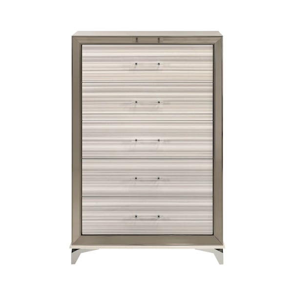 Global Furniture Usa Modern  Zebra Zambrano White King Bed Group - 3240