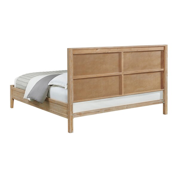 Alaterre Furniture Arden 4-Piece Wood Bedroom Set with King Bed, 2-Drawer Nightstand, Chest, Dresser - ANAN01344029