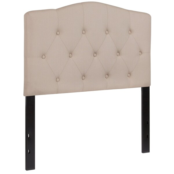 Flash Furniture Cambridge Headboard, Twin Size, Beige Fbrc - HG-HB1708-T-B-GG