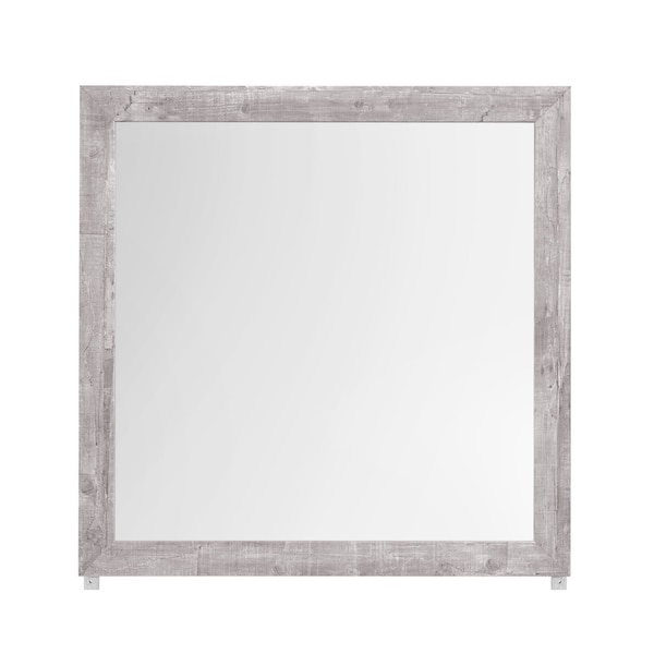 Global Furniture Usa Farmhouse Glam Paper Nolan Grey Queen Bed Group - 4453
