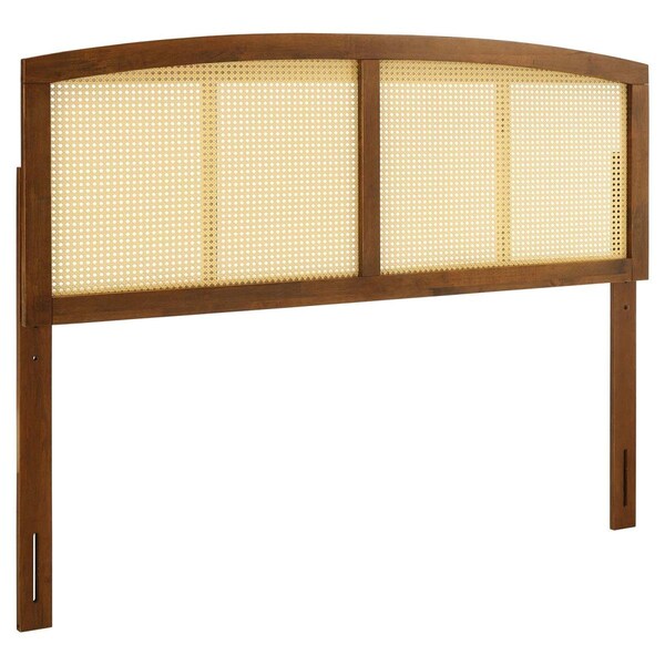 Modway Furniture Halcyon Cane Headboard, Walnut - Full Size - MOD-6203-WAL