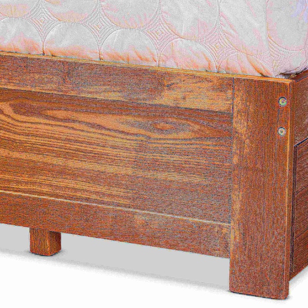 Baxton Studio Aras Modern Ash Walnut Brown Finished Wood King Size 3-Drawer Storage Bed - 180-9421-9622-ZORO
