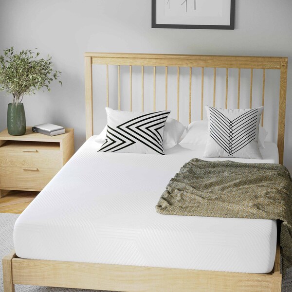 Flash Furniture 8" Full Cooling Green Tea Memory Foam Mattress - CL-MF101-8-F-GG